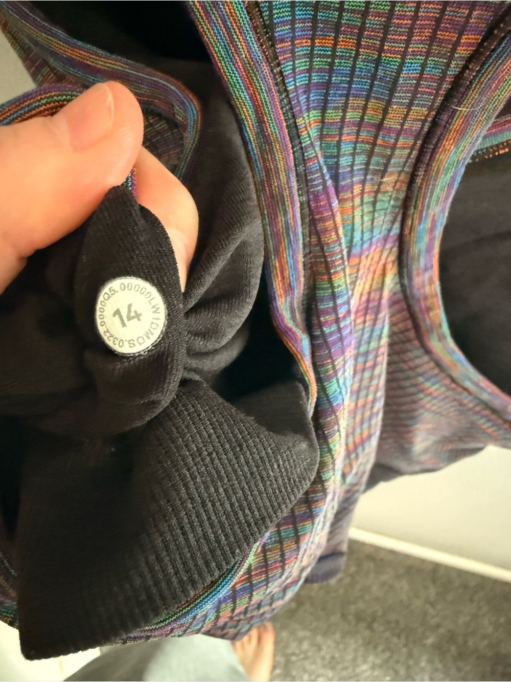 lululemon athletica Multicolor Ribbed Racerback Tank Top - Picture 3 of 3